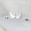 Elegant swan errings