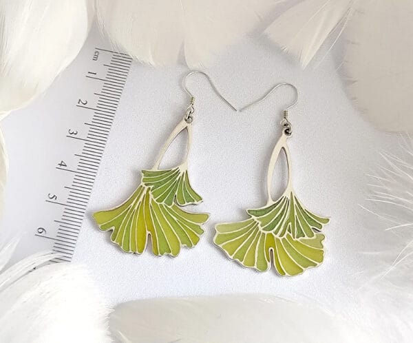 Ginkgo Biloba1 Ginkgo Biloba Earrings