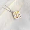 Four Seasons Imagery D2 Four Seasons Imagery|925 Silver Plique-à-jour Enamel Necklace