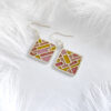 joy3 Peace & Joy|Customizable 925 Silver Plique-à-jour Enamel Earrings