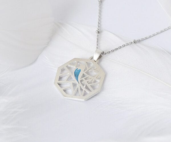 Swallow staying the window Necklace
