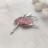 Dancing Moments｜925 Silver Champlevé Enamel Brooch