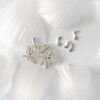 A delicate 925 sterling silver brooch set named "Spring Song," featuring a bird perched on a branch with musical notes, symbolizing the vitality and warmth of spring, crafted with fine details and artistic elegance.