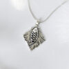 925 silver handmade necklace with a fish design, symbolizing "abundance and prosperity" and good fortune, inspired by Matthew 4:19, combining the traditional meaning of Chinese New Year.